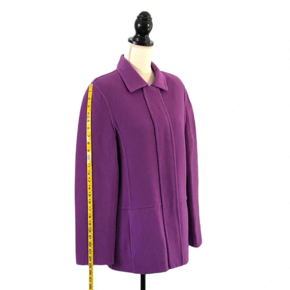 Jones New York Women’s Purple Wool Blend Jacket